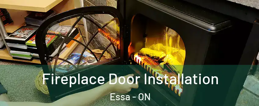  Fireplace Door Installation Essa - ON