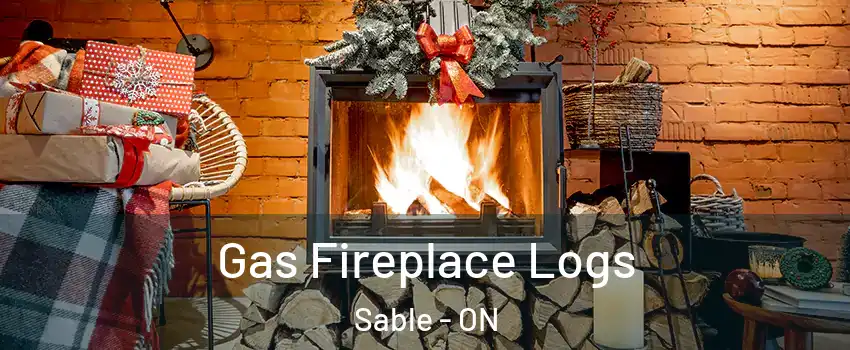  Gas Fireplace Logs Sable - ON