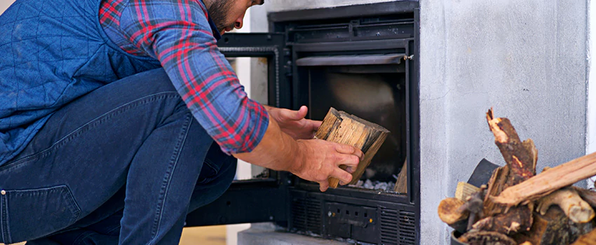 Old Broken Fireplace Repair And Replacement in Essa, ON