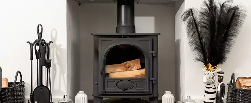 Thelin Hearth Products Providence Pellet Insert Fireplace Installation in Essa, ON