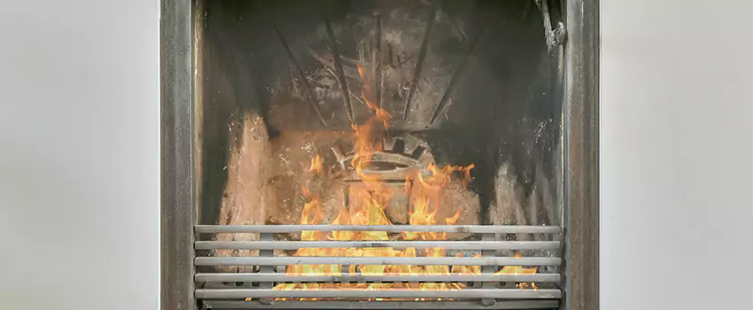 Travis Industries Linear Gas Fireplace Installation in Essa, Ontario