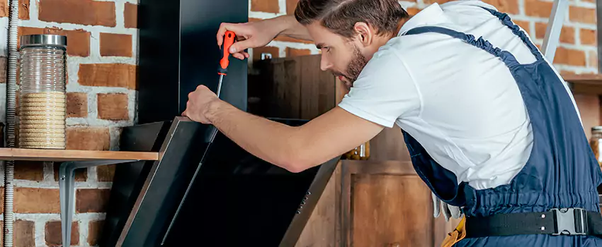 Old Rusted Metal Fireplace Repair And Replacement in Essa, ON